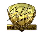 Sticker | boltz (Gold) | Krakow 2017 image