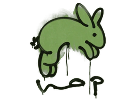 Sealed Graffiti | Hop (Battle Green) image