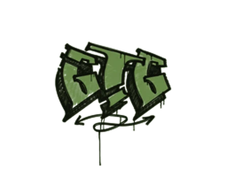 Sealed Graffiti | GTG (Battle Green) image