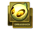 Sticker | Team Dignitas (Gold) | DreamHack 2014 image