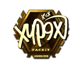 Sticker | Xyp9x (Gold) | London 2018 image
