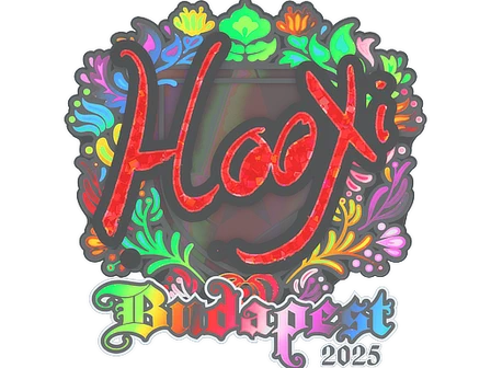 Sticker | HooXi (Holo) | Budapest 2025 image