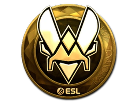 Sticker | Vitality (Gold) | Katowice 2019 image