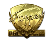 Sticker | chopper (Gold) | Krakow 2017 image