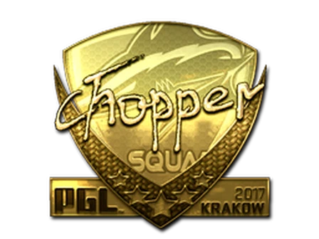 Sticker | chopper (Gold) | Krakow 2017 image