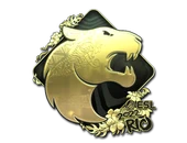 Sticker | FURIA (Gold) | Rio 2022 image