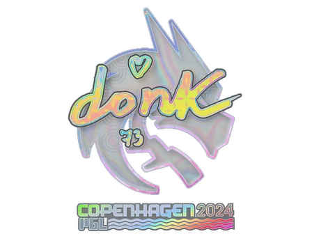 Sticker | donk (Holo) | Copenhagen 2024 image