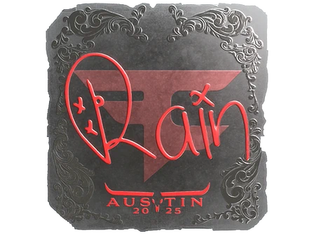 Sticker | rain (Foil) | Austin 2025 image