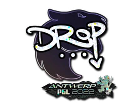 Sticker | drop (Glitter) | Antwerp 2022 image