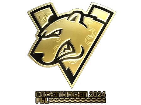 Sticker | Virtus.pro (Gold) | Copenhagen 2024 image