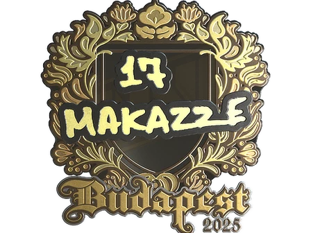 Sticker | makazze (Gold) | Budapest 2025 image