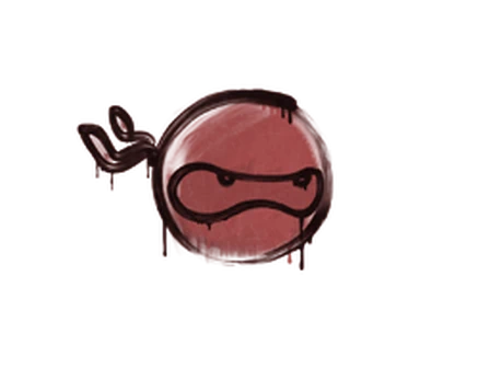 Sealed Graffiti | Ninja (Blood Red) image