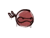 Sealed Graffiti | Ninja (Blood Red) image