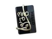 Sticker | Hello MAC-10 (Gold) image