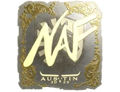Sticker | NAF (Gold) | Austin 2025 image