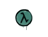 Sealed Graffiti | Lambda (Frog Green) image