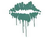 Sealed Graffiti | Kiss (Frog Green) image