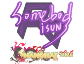 Sticker | somebody | Shanghai 2024 image