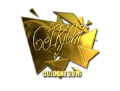 Sticker | GeT_RiGhT (Gold) | Cologne 2016 image