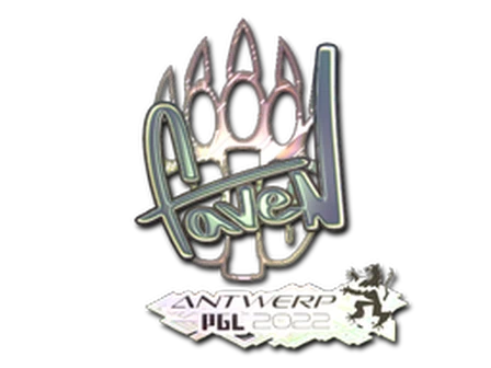 Sticker | faveN (Holo) | Antwerp 2022 image