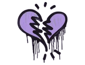 Sealed Graffiti | Broken Heart (Violent Violet) image