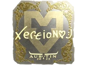 Sticker | xertioN (Gold) | Austin 2025 image