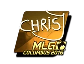 Sticker | chrisJ (Gold) | MLG Columbus 2016 image
