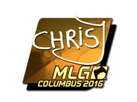 Sticker | chrisJ (Gold) | MLG Columbus 2016 image