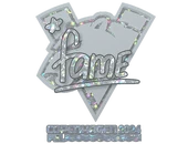 Sticker | fame (Glitter) | Copenhagen 2024 image