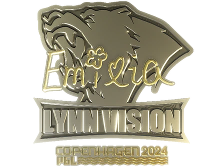 Sticker | EmiliaQAQ (Gold) | Copenhagen 2024 image