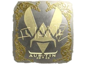 Sticker | FlameZ (Gold) | Austin 2025 image