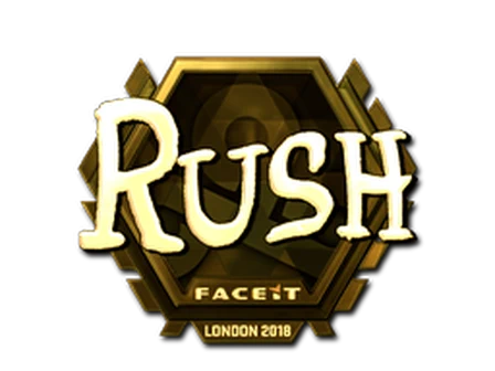 Sticker | RUSH (Gold) | London 2018 image