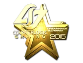 Sticker | Counter Logic Gaming (Gold) | Cluj-Napoca 2015 image