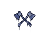 Sealed Graffiti | X-Axes (SWAT Blue) image