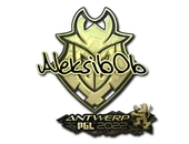 Sticker | Aleksib (Gold) | Antwerp 2022 image