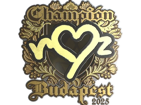 Sticker | ropz (Gold, Champion) | Budapest 2025 image