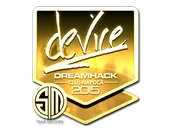 Sticker | device (Gold) | Cluj-Napoca 2015 image