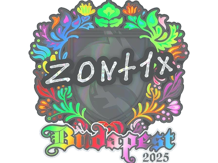 Sticker | zont1x (Holo) | Budapest 2025 image