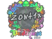 Sticker | zont1x (Holo) | Budapest 2025 image