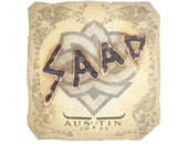 Sticker | saadzin | Austin 2025 image