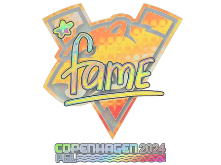 Sticker | fame (Holo) | Copenhagen 2024 image
