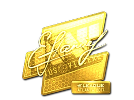 Sticker | flamie (Gold) | Atlanta 2017 image