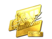 Sticker | flamie (Gold) | Atlanta 2017 image