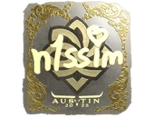 Sticker | n1ssim (Gold) | Austin 2025 image