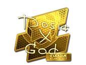 Sticker | Dosia (Gold) | Atlanta 2017 image