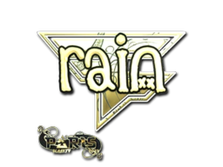 Sticker | rain (Gold) | Paris 2023 image