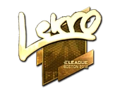 Sticker | Lekr0 (Gold) | Boston 2018 image