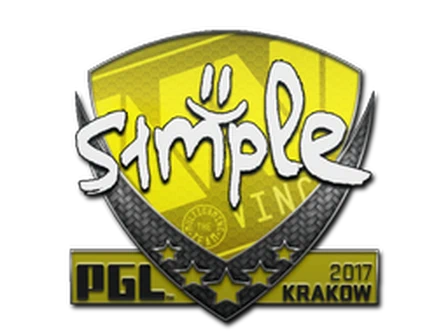 Sticker | s1mple | Krakow 2017 image