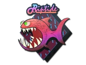 Sticker | Pink Jaggyfish image