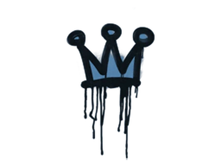 Sealed Graffiti | Little Crown (Monarch Blue) image